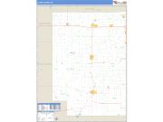 Clark County, WI <br /> Wall Map <br /> Zip Code <br /> Basic Style 2024 Map