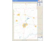 Dunn County, WI <br /> Wall Map <br /> Zip Code <br /> Basic Style 2024 Map
