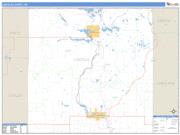 Lincoln County, WI <br /> Wall Map <br /> Zip Code <br /> Basic Style 2024 Map