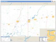 Rusk County, WI <br /> Wall Map <br /> Zip Code <br /> Basic Style 2024 Map