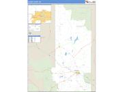 Albany County, WY <br /> Wall Map <br /> Zip Code <br /> Basic Style 2024 Map
