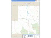 Carbon County, WY <br /> Wall Map <br /> Zip Code <br /> Basic Style 2024 Map