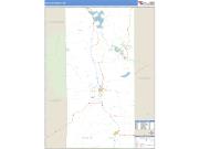 Platte County, WY <br /> Wall Map <br /> Zip Code <br /> Basic Style 2024 Map