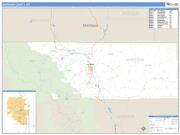 Sheridan County, WY <br /> Wall Map <br /> Zip Code <br /> Basic Style 2024 Map