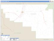 Washakie County, WY <br /> Wall Map <br /> Zip Code <br /> Basic Style 2024 Map