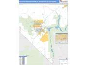 Las Vegas-Henderson-Paradise <br /> Wall Map <br /> Basic Style 2024 Map