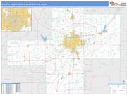 Wichita <br /> Wall Map <br /> Basic Style 2024 Map