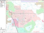 Moreno Valley <br /> Wall Map <br /> Premium Style 2024 Map