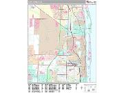 West Palm Beach <br /> Wall Map <br /> Premium Style 2024 Map