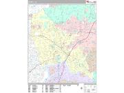 Roswell <br /> Wall Map <br /> Premium Style 2024 Map