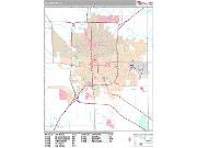 Bloomington <br /> Wall Map <br /> Premium Style 2024 Map