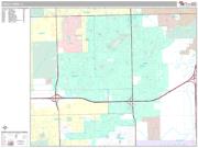 Tinley Park <br /> Wall Map <br /> Premium Style 2024 Map