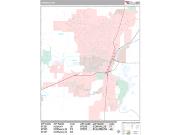 Corvallis <br /> Wall Map <br /> Premium Style 2024 Map