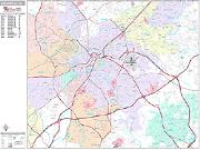 Greenville <br /> Wall Map <br /> Premium Style 2024 Map