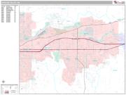 Spokane Valley <br /> Wall Map <br /> Premium Style 2024 Map