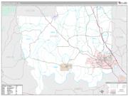 Autauga County, AL <br /> Wall Map <br /> Premium Style 2024 Map