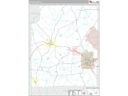 Coffee County, AL <br /> Wall Map <br /> Premium Style 2024 Map