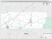 Escambia County, AL <br /> Wall Map <br /> Premium Style 2024 Map