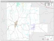 Fayette County, AL <br /> Wall Map <br /> Premium Style 2024 Map