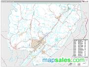 Jackson County, AL <br /> Wall Map <br /> Premium Style 2024 Map