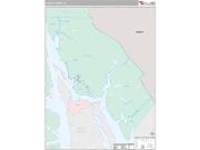 Juneau County, AK <br /> Wall Map <br /> Premium Style 2024 Map
