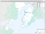 Kenai Peninsula County, AK <br /> Wall Map <br /> Premium Style 2024 Map
