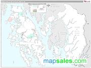 Prince of Wales-Hyder County, AK <br /> Wall Map <br /> Premium Style 2024 Map