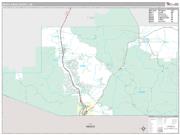 Santa Cruz County, AZ <br /> Wall Map <br /> Premium Style 2024 Map