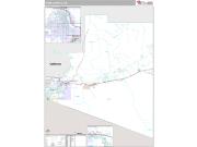 Yuma County, AZ <br /> Wall Map <br /> Premium Style 2024 Map