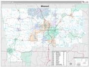 Benton County, AR <br /> Wall Map <br /> Premium Style 2024 Map