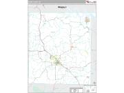 Boone County, AR <br /> Wall Map <br /> Premium Style 2024 Map