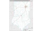 Bradley County, AR <br /> Wall Map <br /> Premium Style 2024 Map