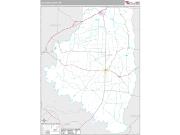 Calhoun County, AR <br /> Wall Map <br /> Premium Style 2024 Map