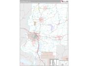 Faulkner County, AR <br /> Wall Map <br /> Premium Style 2024 Map