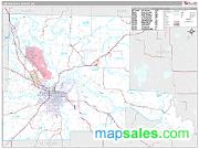 Jefferson County, AR <br /> Wall Map <br /> Premium Style 2024 Map