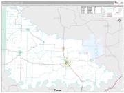 Little River County, AR <br /> Wall Map <br /> Premium Style 2024 Map