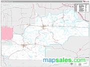 Logan County, AR <br /> Wall Map <br /> Premium Style 2024 Map