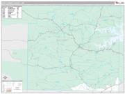 Montgomery County, AR <br /> Wall Map <br /> Premium Style 2024 Map
