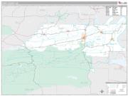 Perry County, AR <br /> Wall Map <br /> Premium Style 2024 Map