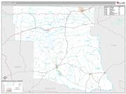 Pike County, AR <br /> Wall Map <br /> Premium Style 2024 Map