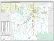 Washington County, AR <br /> Wall Map <br /> Premium Style 2024 Map