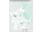 Butte County, CA <br /> Wall Map <br /> Premium Style 2024 Map