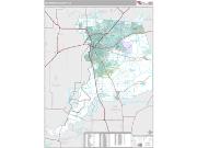 Sacramento County, CA <br /> Wall Map <br /> Premium Style 2024 Map