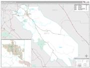 San Benito County, CA <br /> Wall Map <br /> Premium Style 2024 Map
