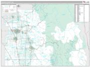 Tulare County, CA <br /> Wall Map <br /> Premium Style 2024 Map