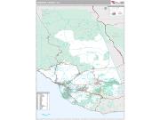 Ventura County, CA <br /> Wall Map <br /> Premium Style 2024 Map