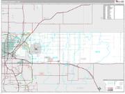 Adams County, CO <br /> Wall Map <br /> Premium Style 2024 Map