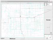 Baca County, CO <br /> Wall Map <br /> Premium Style 2024 Map