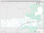 Garfield County, CO <br /> Wall Map <br /> Premium Style 2024 Map
