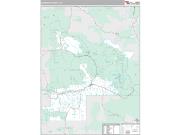 Gunnison County, CO <br /> Wall Map <br /> Premium Style 2024 Map